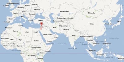 Jordan vị trí trên bản đồ thế giới